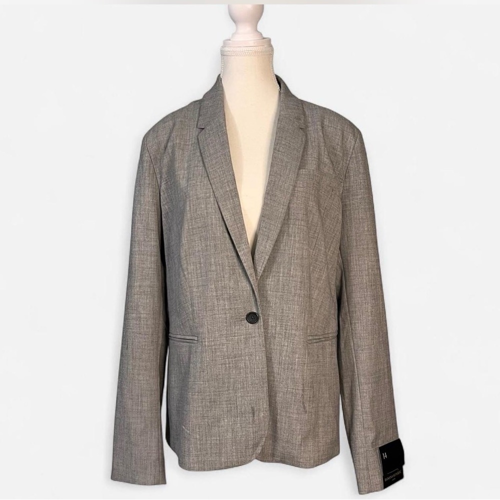 Banana Republic Women's gray blazer Jacket Size 14โ